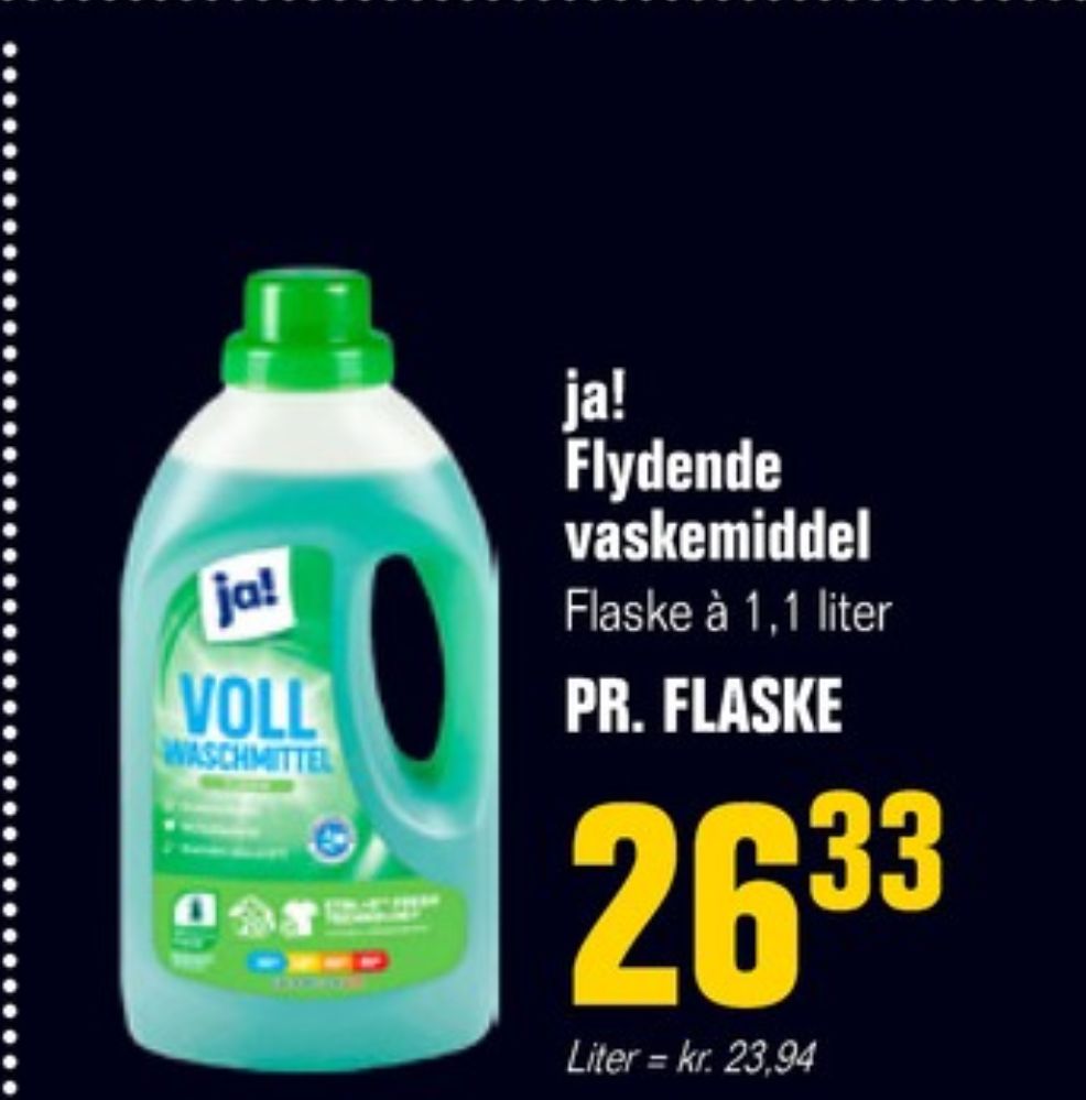 ja!, Vaskemiddel-flydende