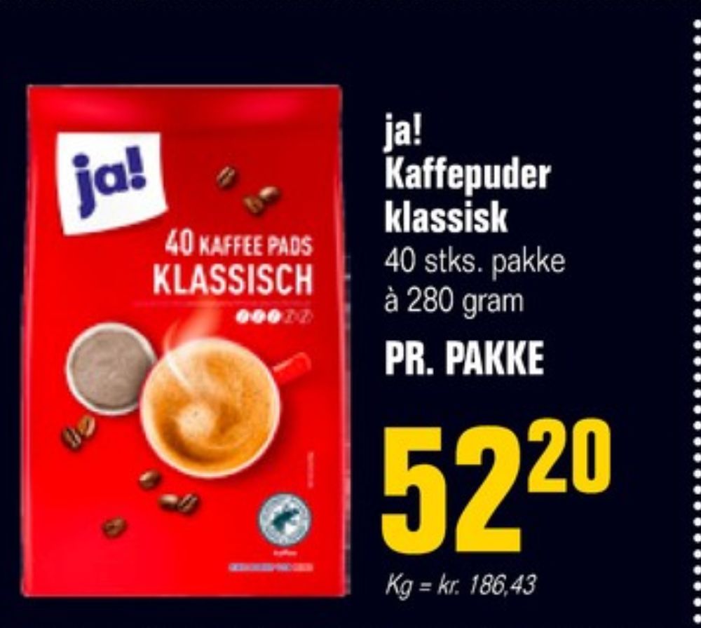 ja! Klassisch, Kaffepuder