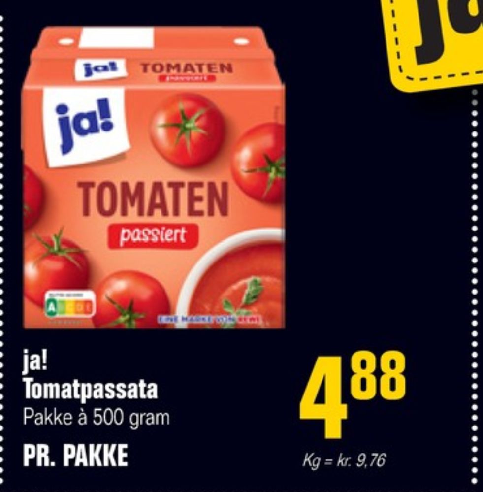 ja!, Tomater