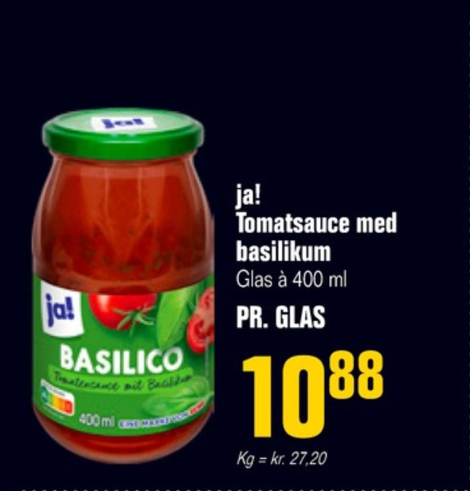 Dolmio, Basilico sauce