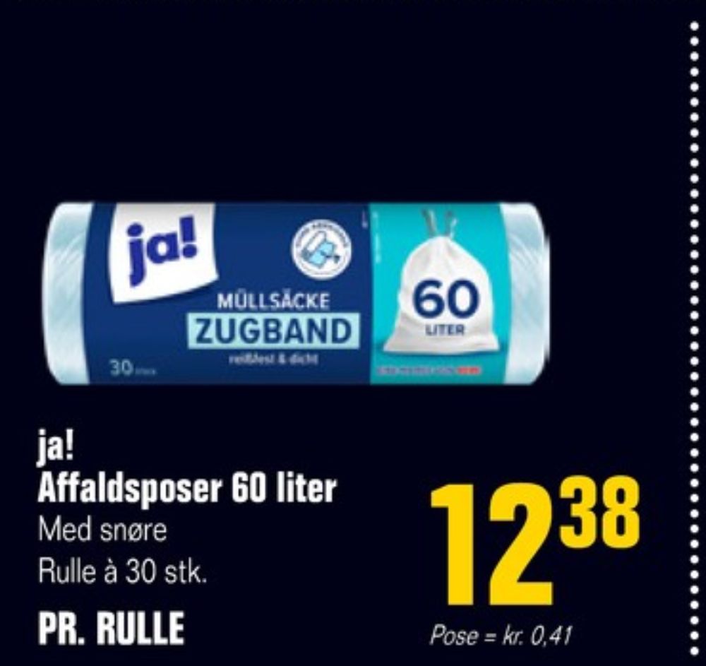 ja!, Affaldsposer