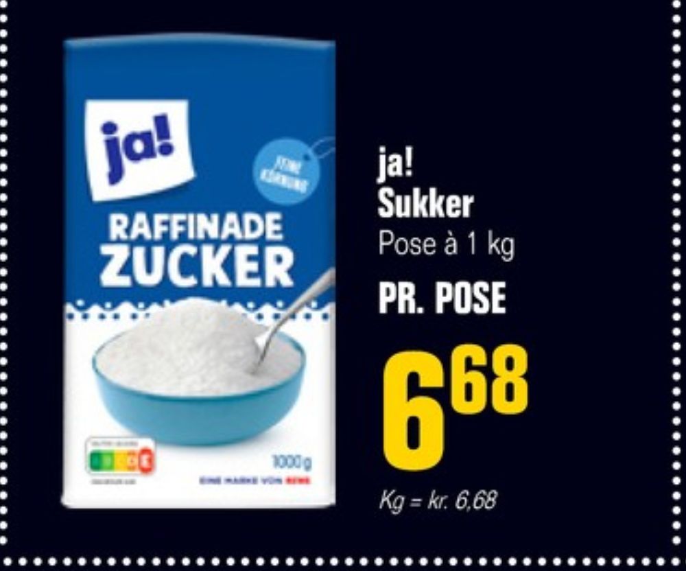 ja!, Sukker