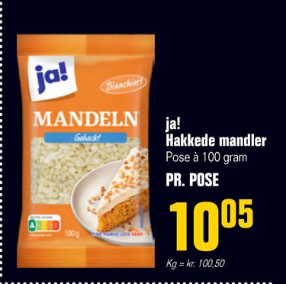 ja!, Hakkede Mandler