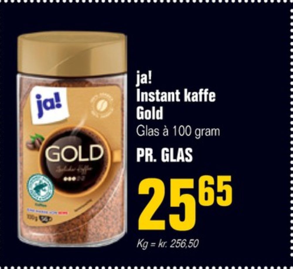 ja! Gold, Instant Kaffe