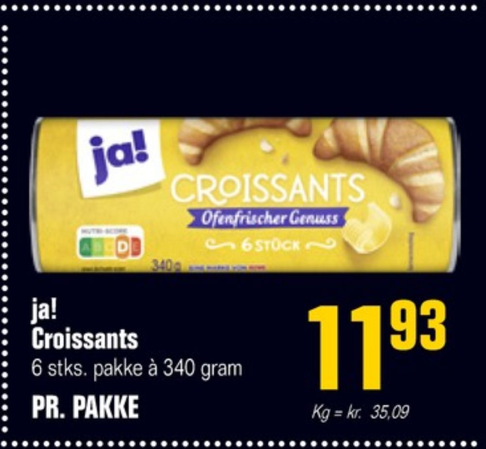 ja!, Croissantdej
