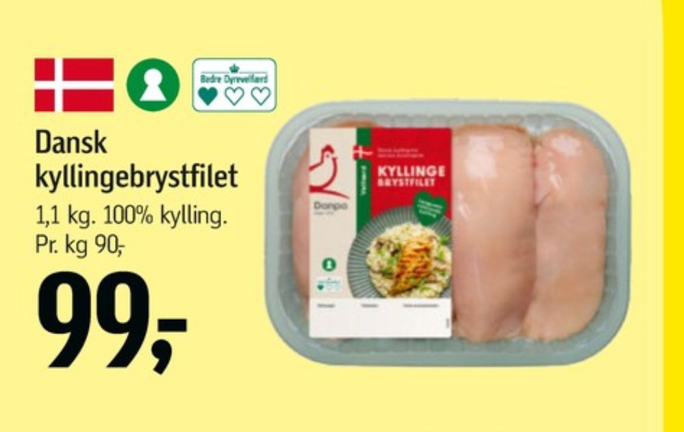 Danpo, Kyllingebrystfilet