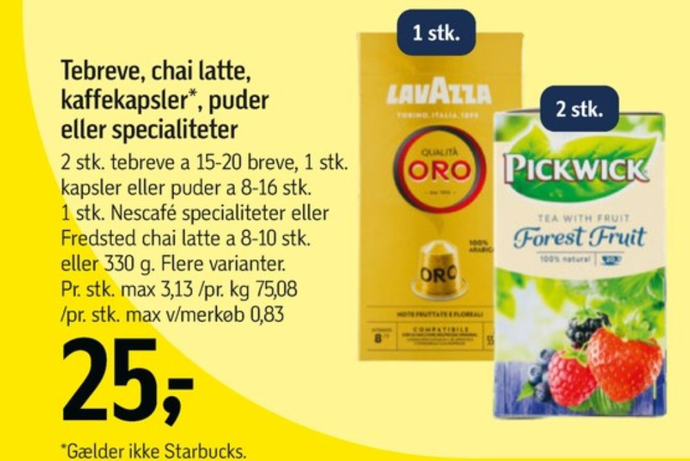 LavAzza Qualita Oro, Kaffekapsler