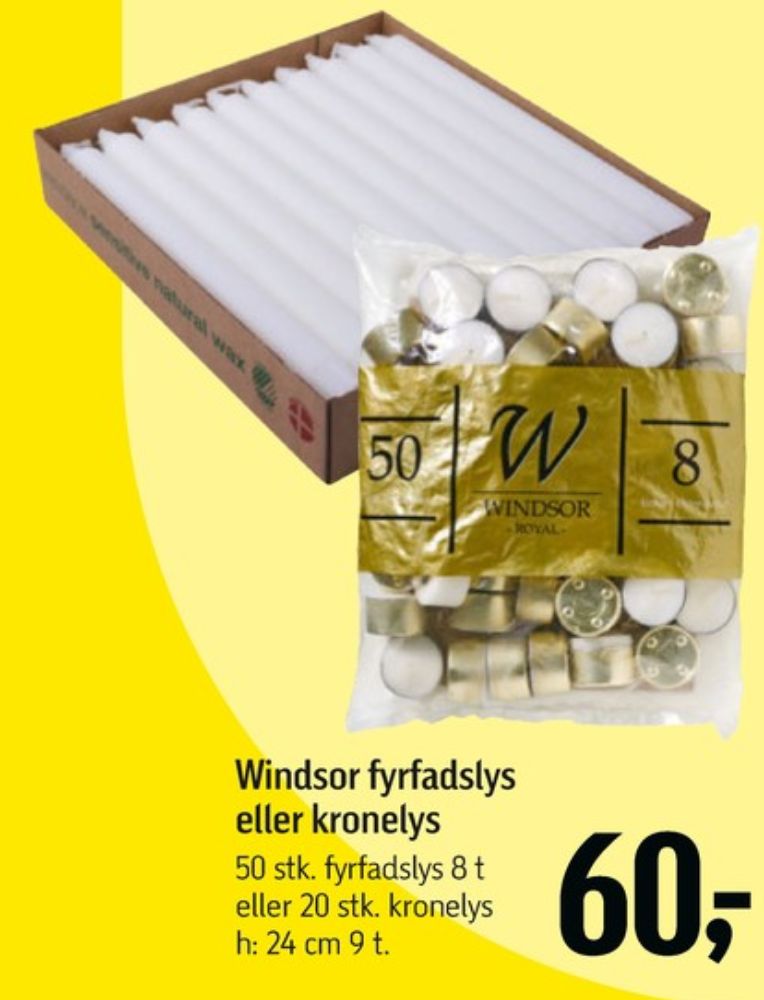 Windsor, Fyrfadslys