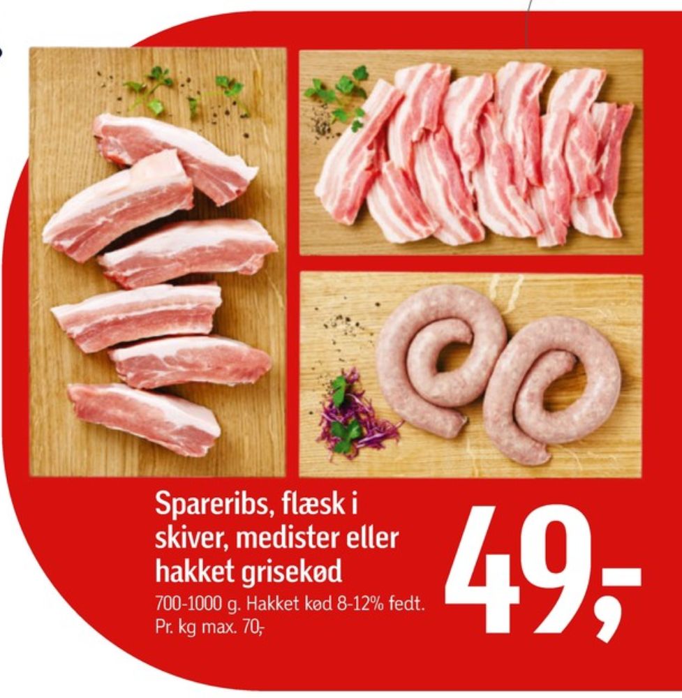 Flæsk i skiver