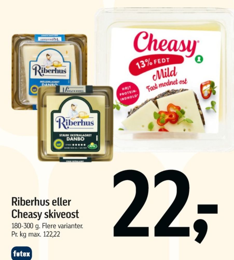 Cheasy, Skiveost 13% mild