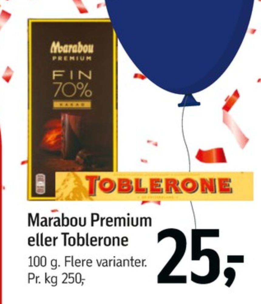 Marabou Premium, Chokoladeplade Fin 70% Kakao