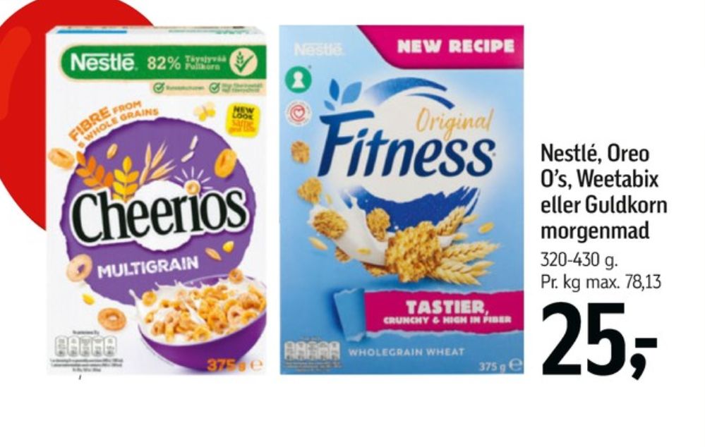 Nestlé Cheerios, Morgenmadsprodukt Cheerios Multigrain