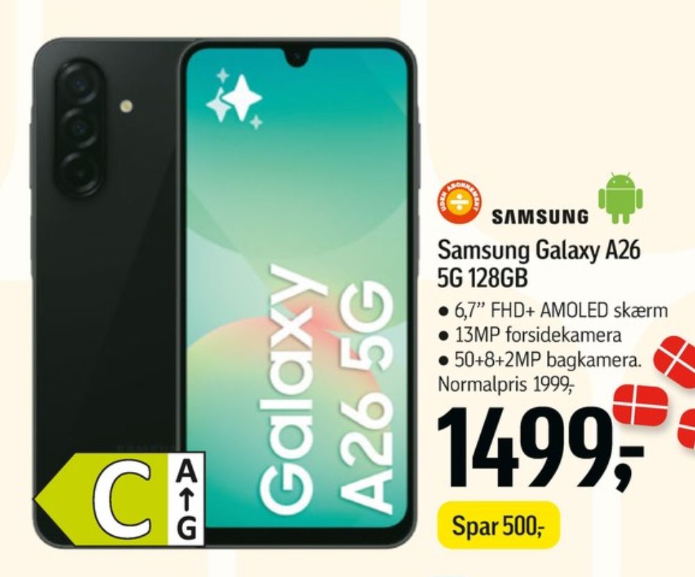 Samsung Galaxy A26, Mobiltelefon