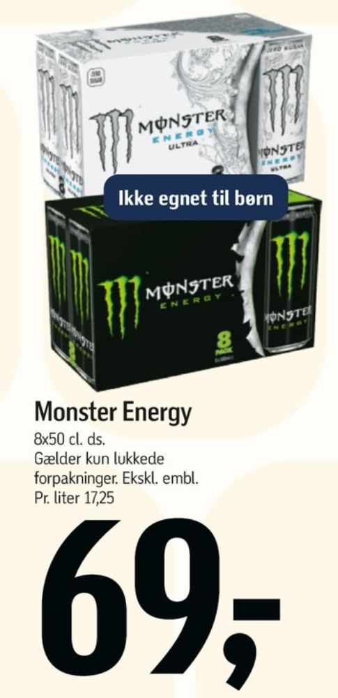 Monster Energy, Energidrik 8 pk.