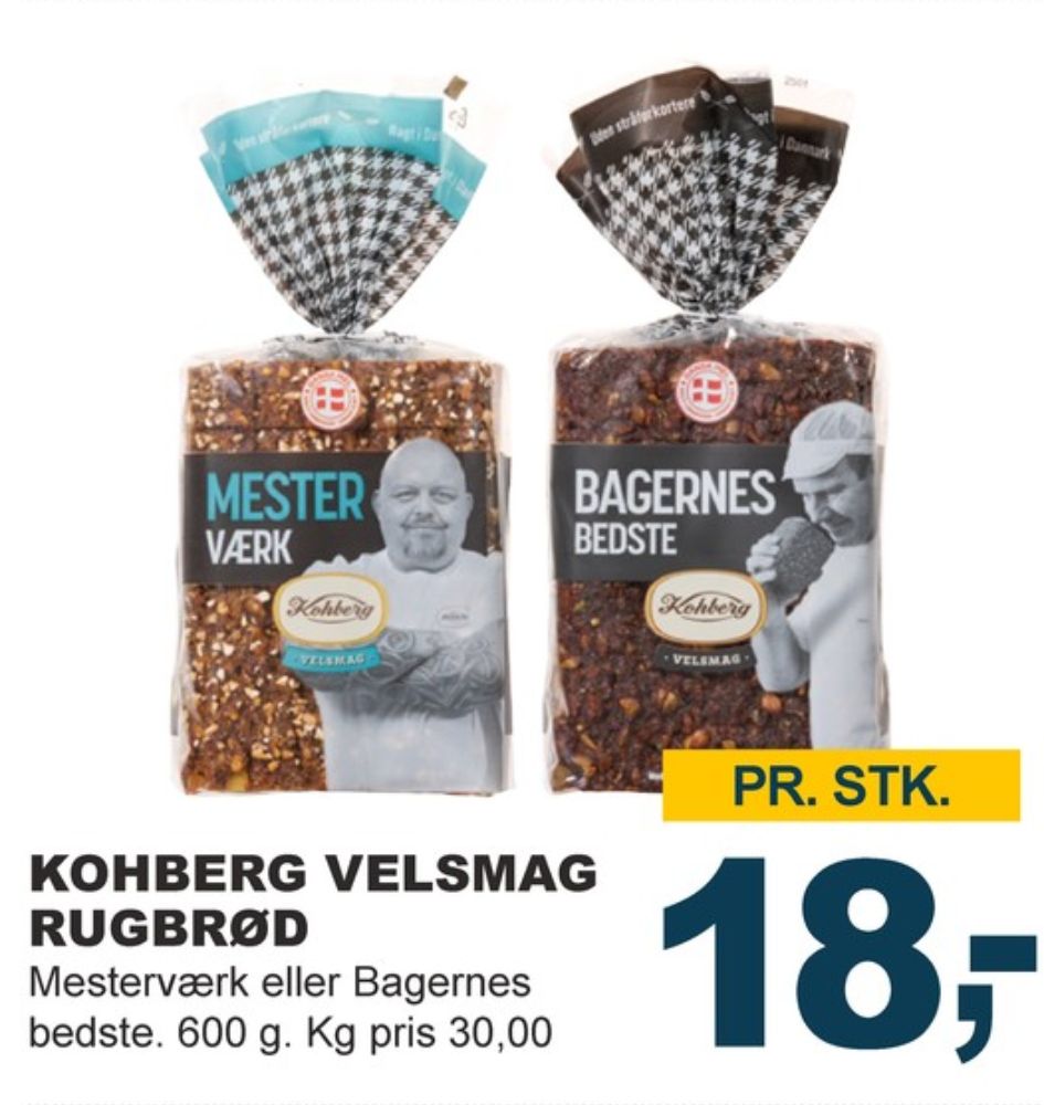 Kohberg Mesterværk, Rugbrødsskiver