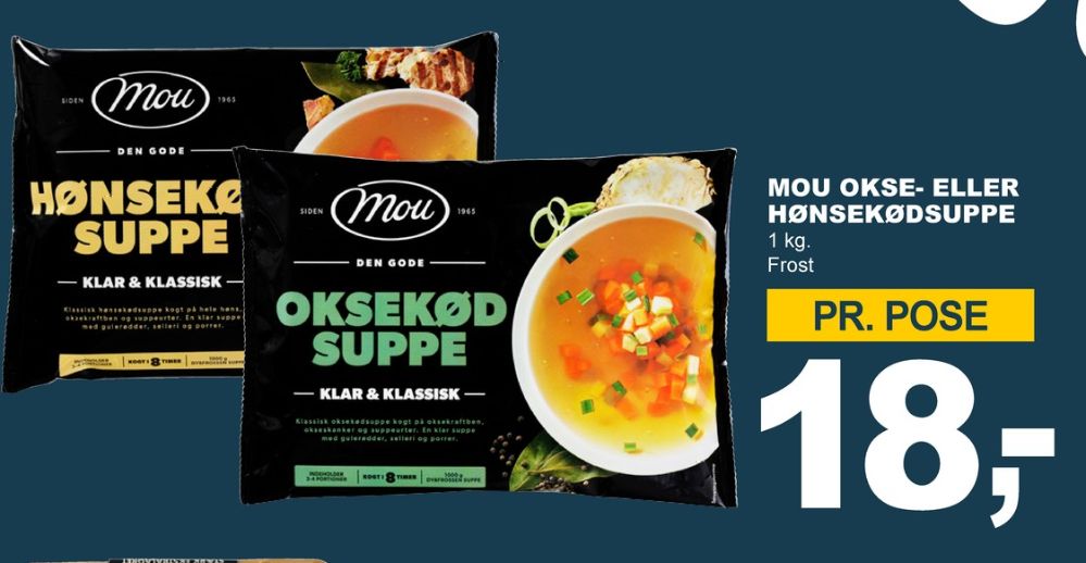 Mou Klar & Klassisk, Hønsekødssuppe