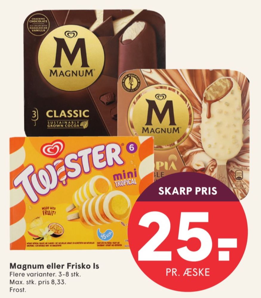 Frisko Magnum, Classic ispinde
