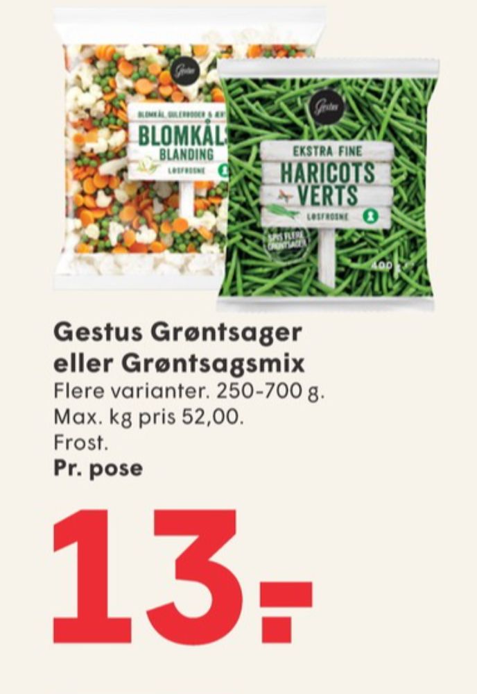 Gestus, Blomkålsblanding