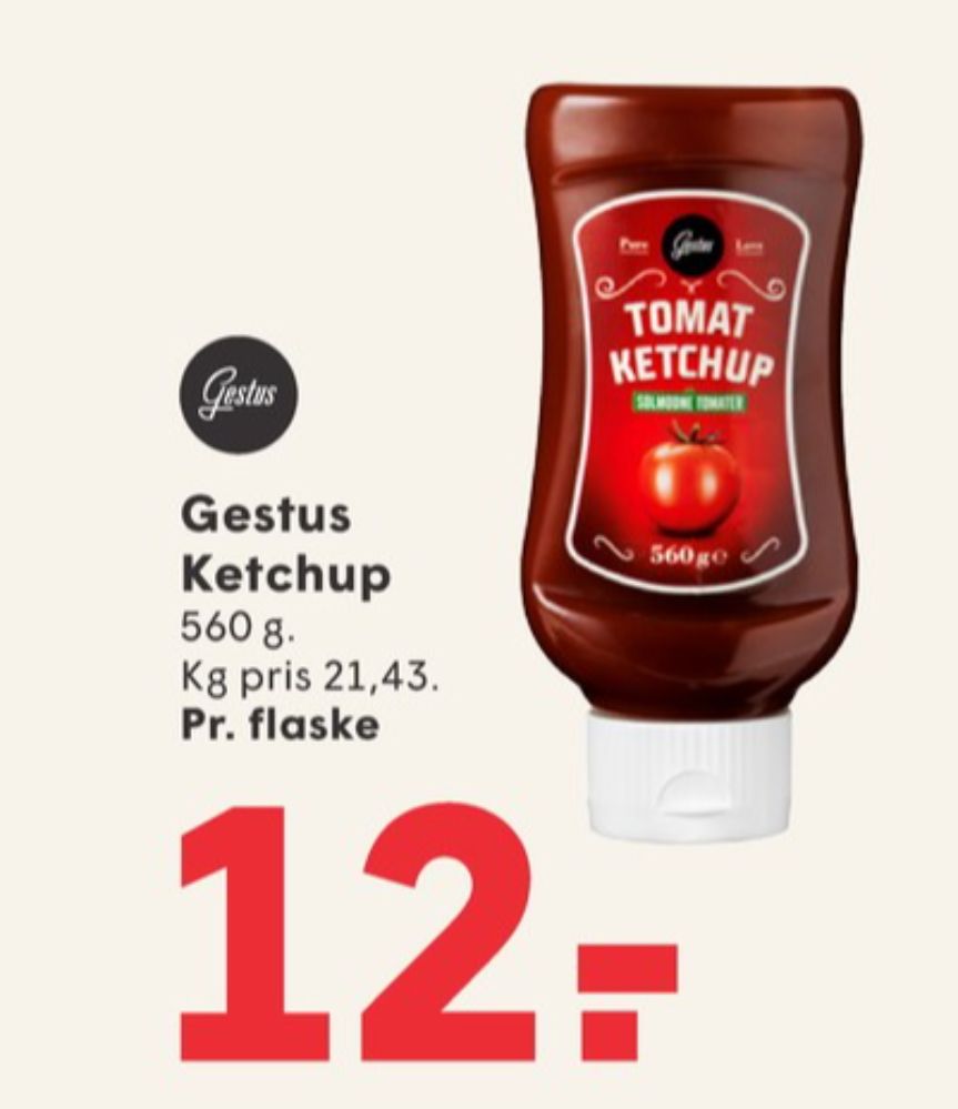 Gestus, Ketchup