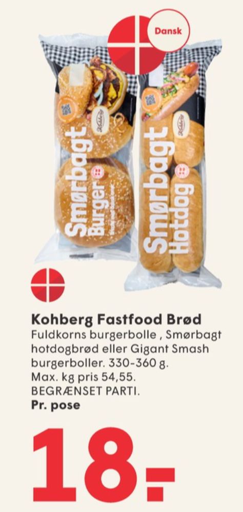 Kohberg, Smørbagt Burgerboller