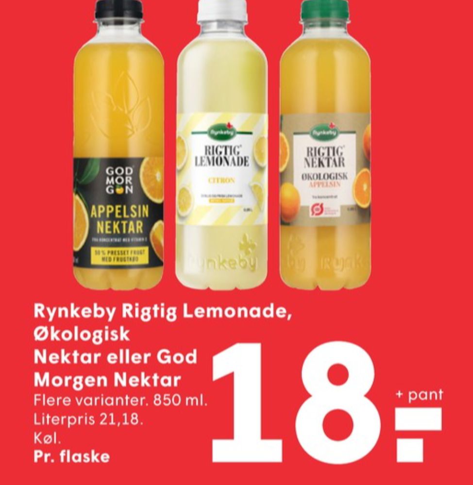 Rynkeby Rigtig Nektar, Appelsinjuice