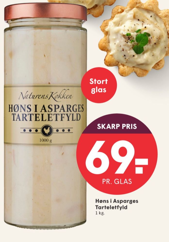 Naturens Køkken, Tarteletfyld