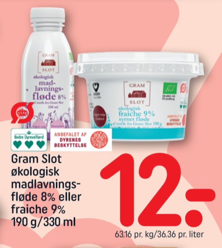 Gram Slot, Creme Fraiche 9 %