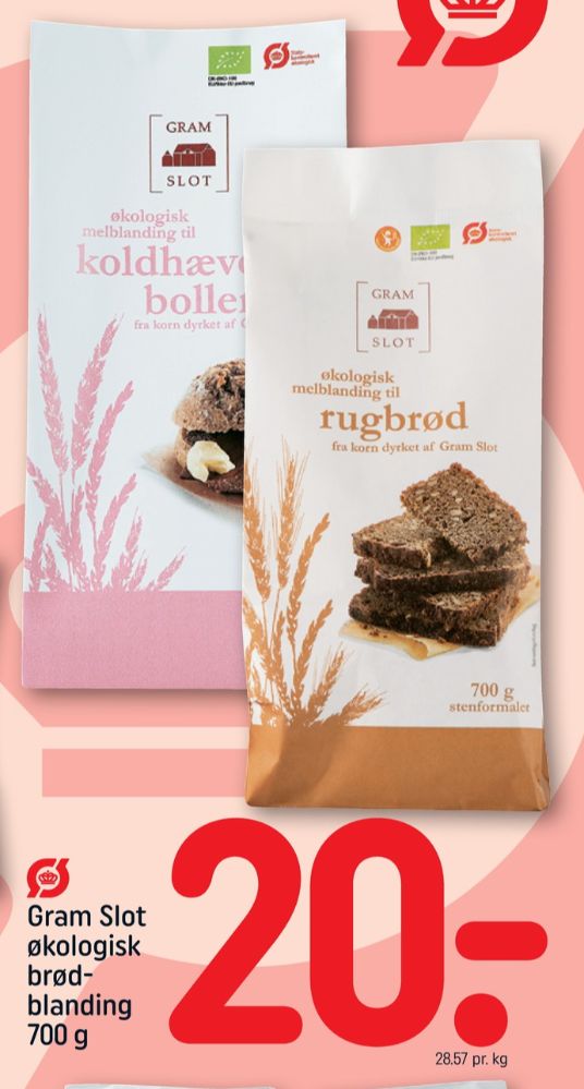 Gram Slot, Boller Koldhævet Melblanding
