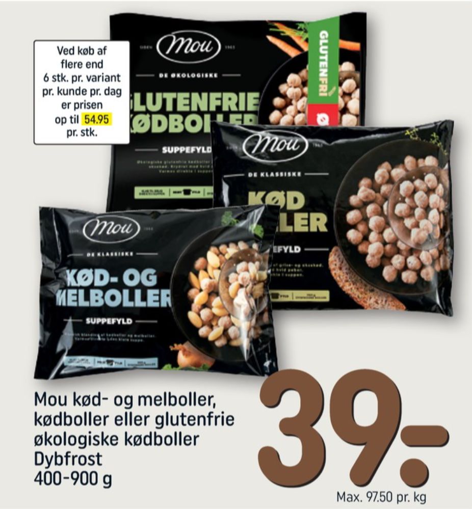 Mou, Kød- og Melboller