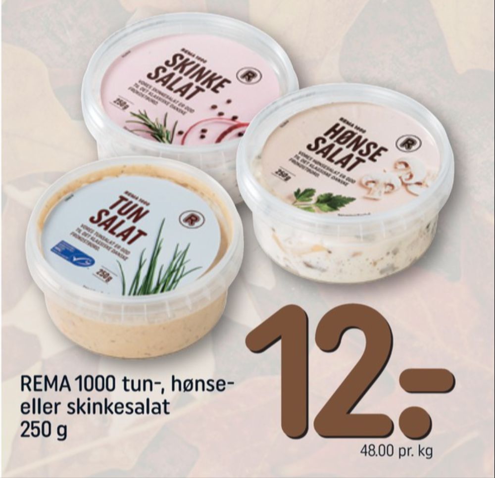 Rema 1000, Skinkesalat