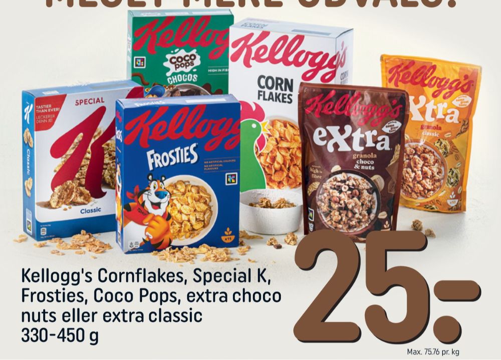 Kelloggs Special K, Morgenmadsprodukt