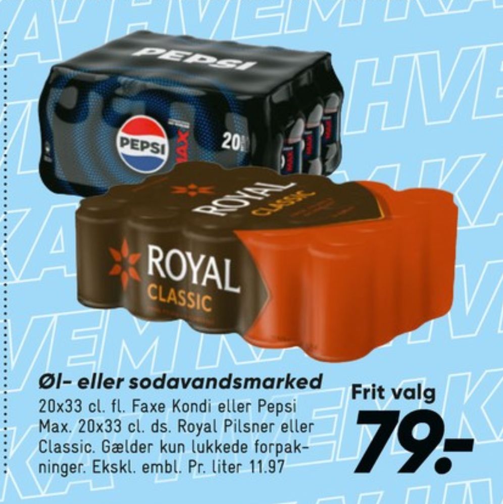 Pepsi Max, Cola 20 pk