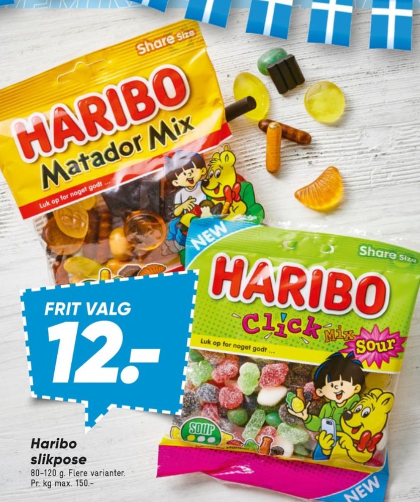 Haribo Click Mix Sour, Slikposer