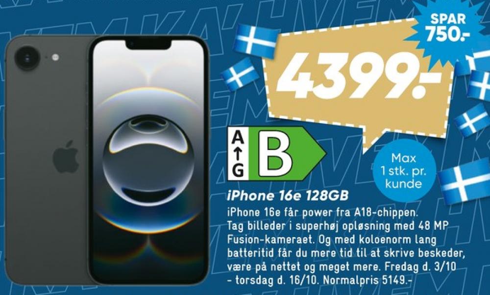 Apple Iphone 16e, Mobiltelefon