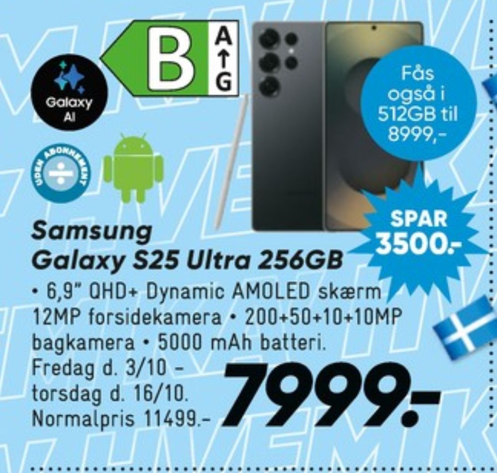 Samsung Galaxy S25 Ultra, Mobiltelefon