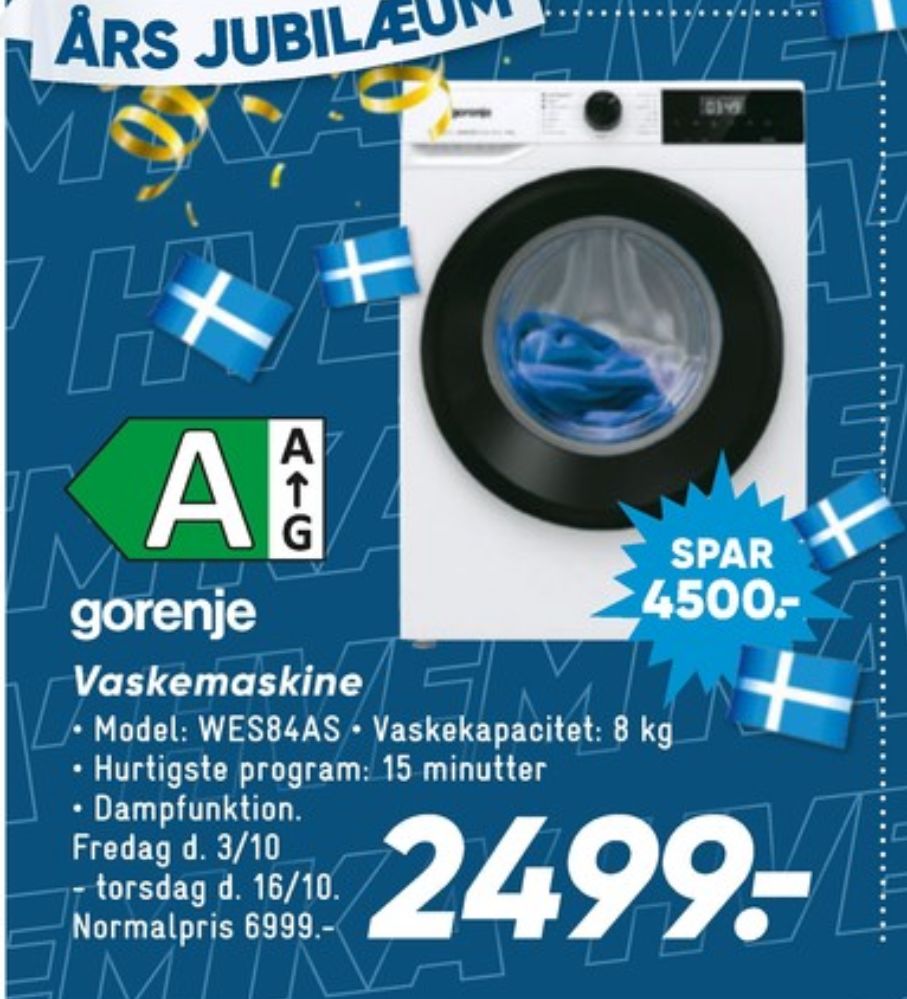 Gorenje, Vaskemaskine