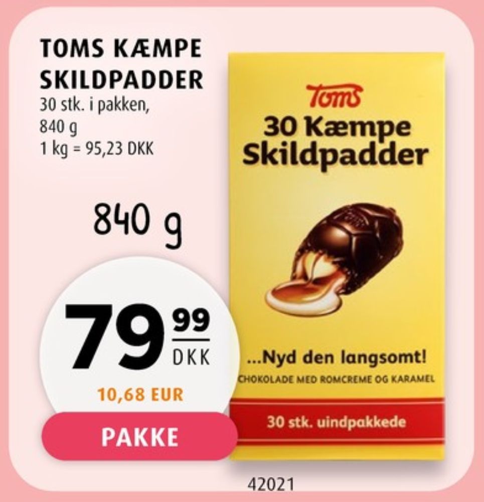 Toms Kæmpe Skildpadder, Chokoladeskildpadder