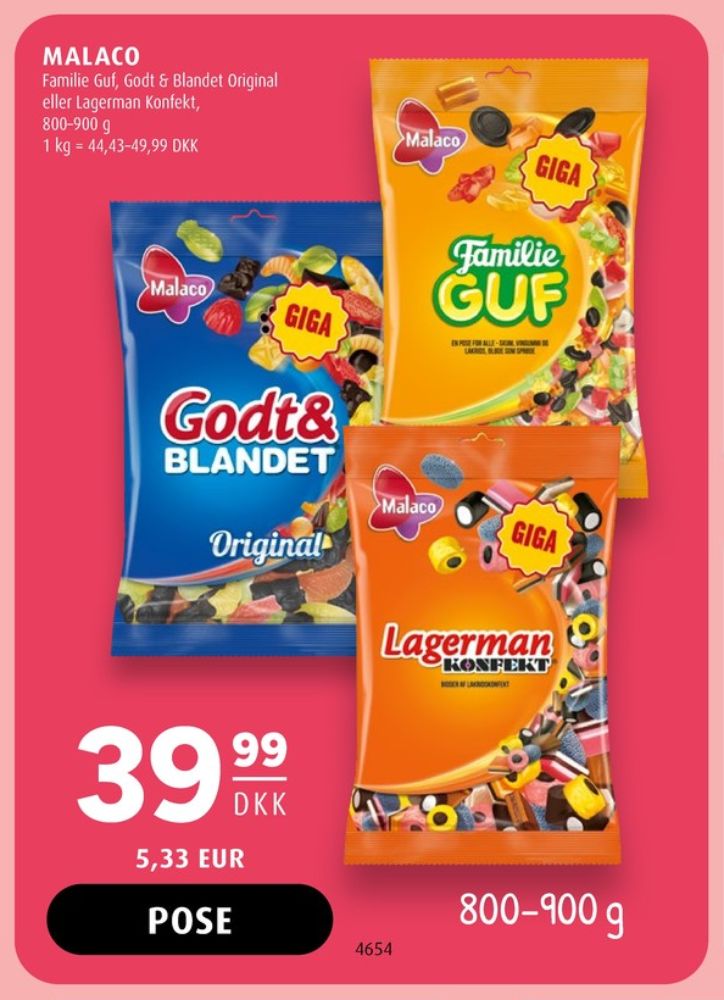 Malaco Lagerman Konfekt, Lakridskonfekt