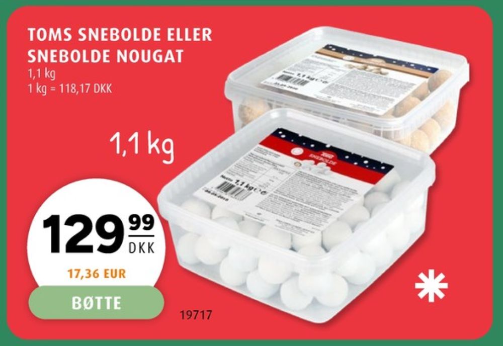Toms Snebolde, Snebolde Nougat