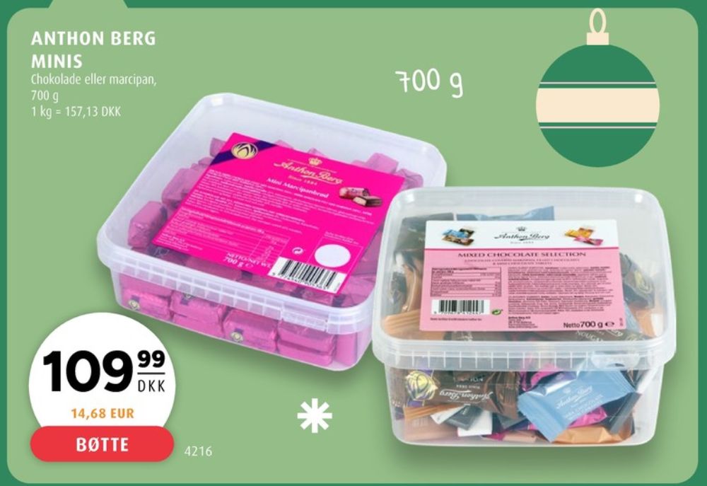 Anthon Berg Mixed Chocolate Selection, Chokolade