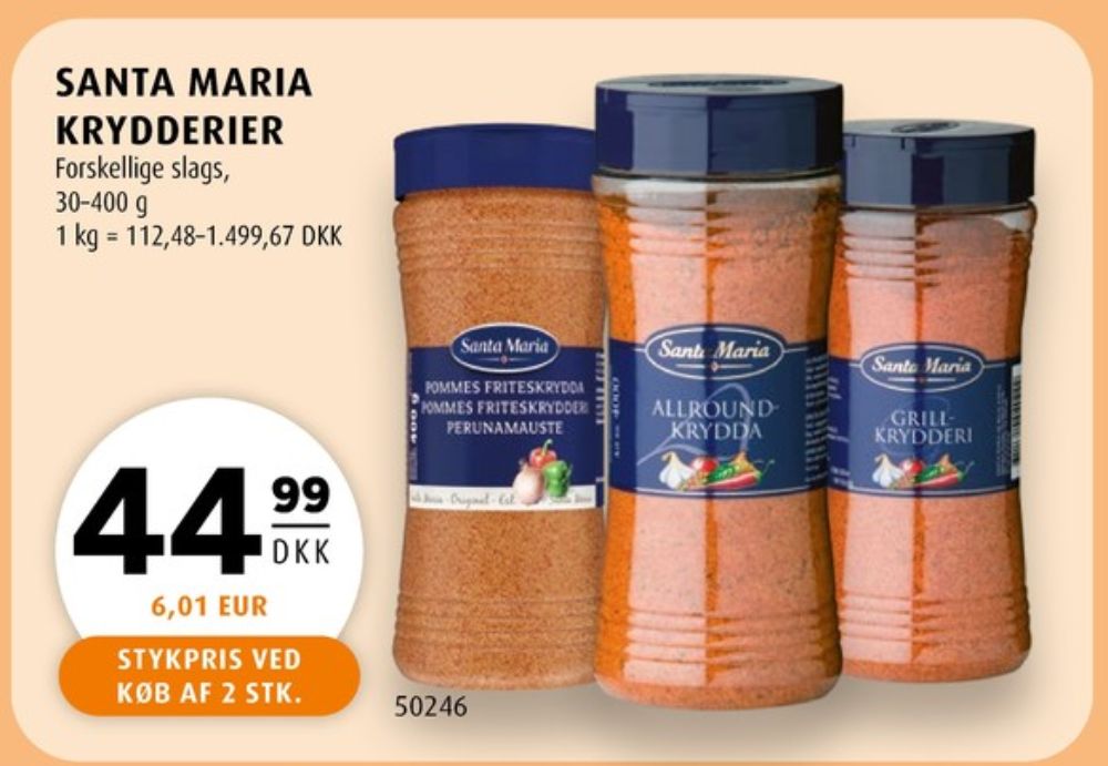 Santa Maria, Grillkrydderi