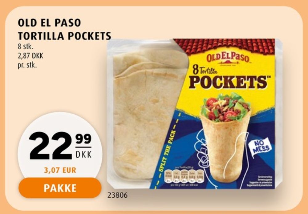 Old el Paso, Tortillapockets