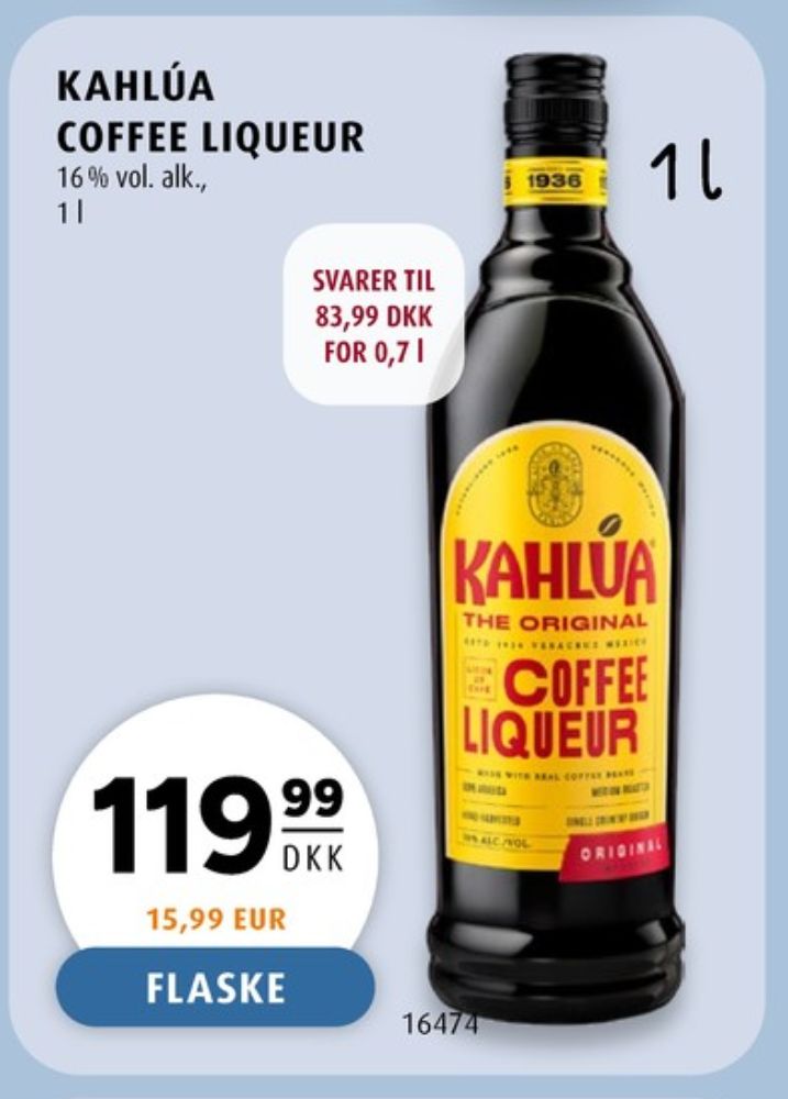 Kahlua, Likør