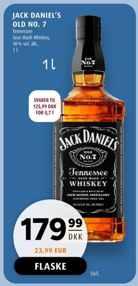 Jack Daniels Old No. 7, Whisky