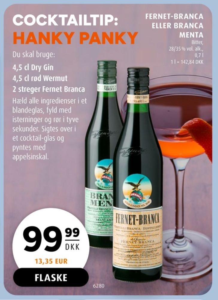 Fernet Branca, Bitter
