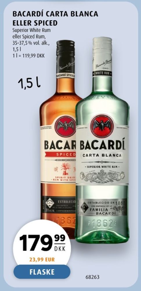 Bacardi Spiced, Rom