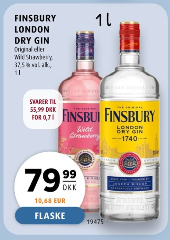 Finsbury London Dry, Gin