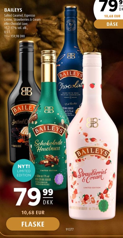 Baileys Chocolat, Likør
