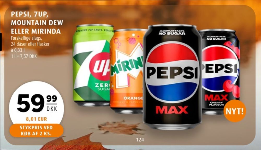 Pepsi Max, Cola 24 pk.