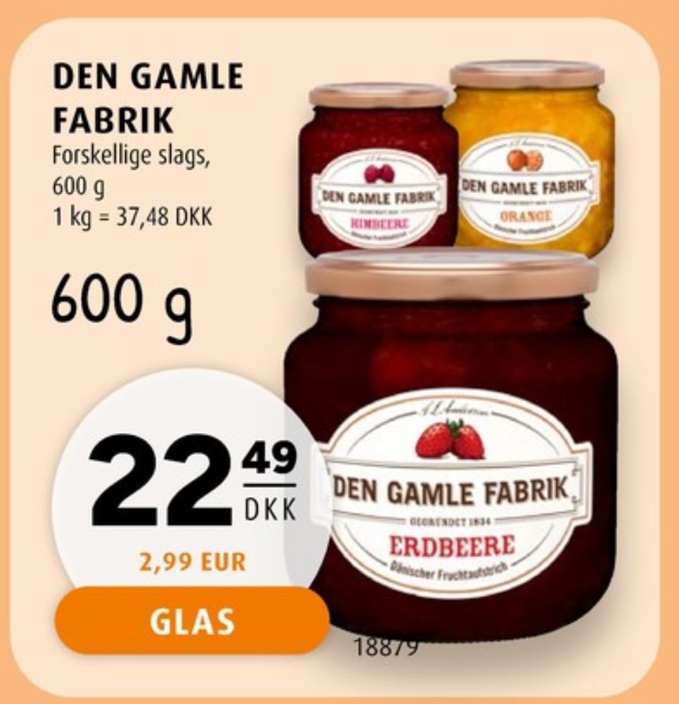 Den Gamle Fabrik, Appelsinmarmelade